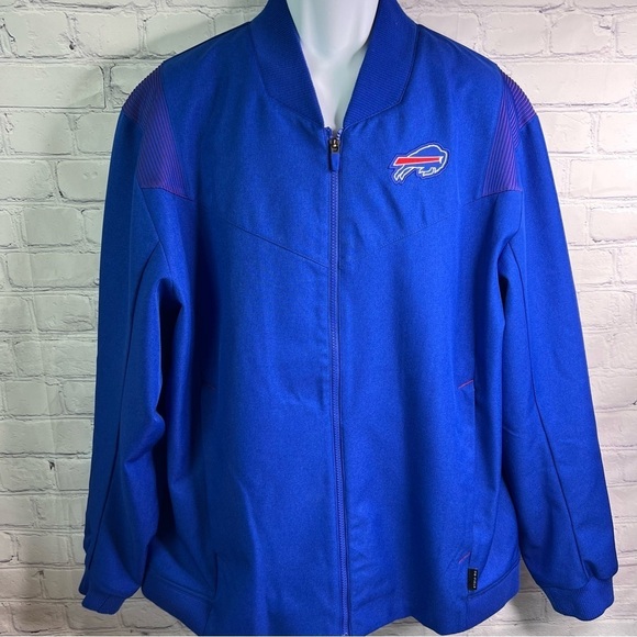 NIKE Buffalo Bills NFL On Field Apparel Jacket XL - Picture 1 of 10